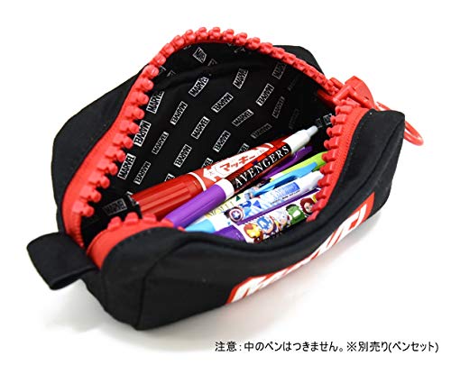 デルフィーノ ディズニー デカzipペンケース マーベル ロゴ ブラック Dz 文房具 オフィス用品 Office Nbsp Supplies 机上用品 文具収納 文具ケース 文具ホルダー ペンケース Whenbuy Jchere Com