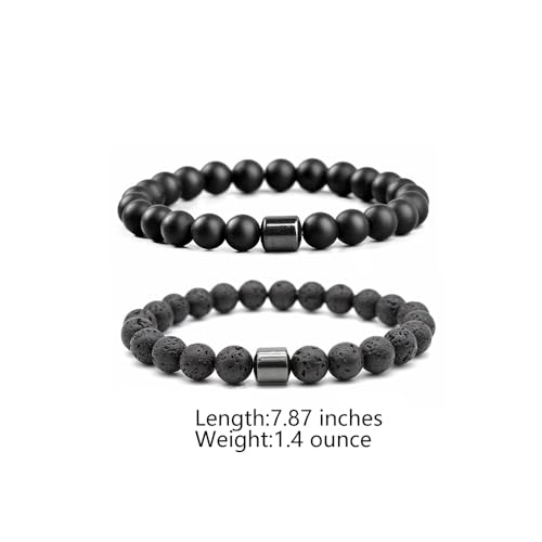 Smoking Cessation Bracelet Set for Women Men Anti Smoking Bracelets Quit Smoking Bracelets Adjustable Nature Stone Bracelet2