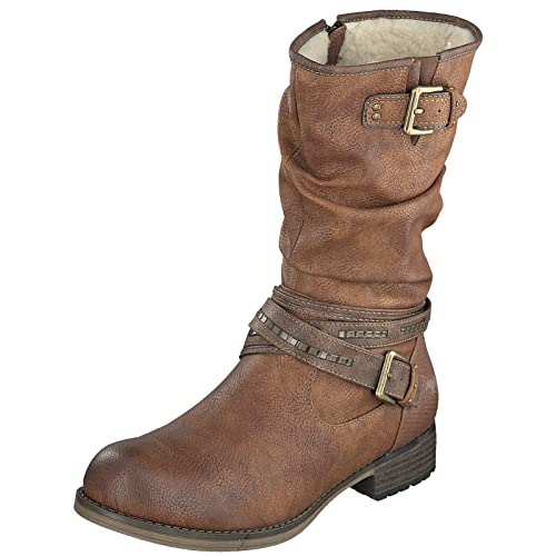 Mustang 1139-624, Bota a la Altura de la Pantorrilla Mujer, 307 coñac, 37 EU