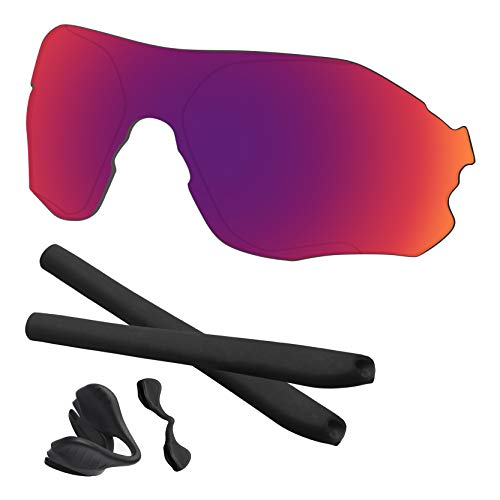 Image of EV Zero Range Lenses & Rubber Kits Replacement for Oakley Sunglass OO9327 Polarized