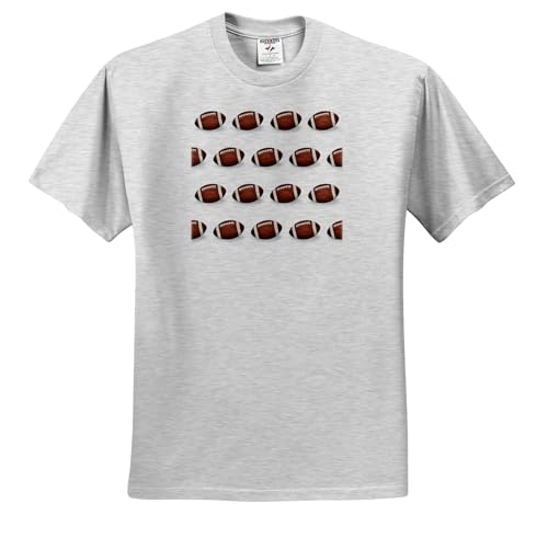 3dRose, Football Pattern, T-Shirt
