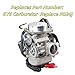 GY6 Carburetor 150cc Fits for 4 Stroke 125cc 150cc 157QMJ 152QMJ Engine Moped ATV Go Kart Motorcycle Scooter 24mm PD24J Carb with Intake Manifold and Air Filter