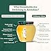 Anveshan A2 Vedic Bilona Cow Ghee in Glass Jar, 1 Litre (500 ml * 2) (Pack of 2) (Made from Curd by Traditional Bilona Churning Method Using Indian Desi A2 Cow Milk)