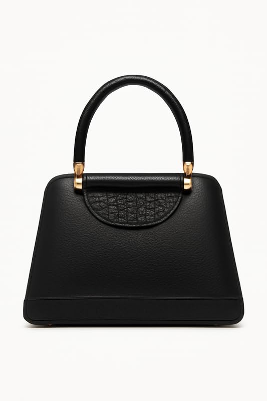 Image of Havilah Women Hand Bag Shoulder Handle Bags Large Capacity Genuine Leather Hand Bags For Women Black