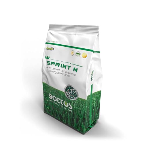bottos sprint n 10 kg - concime fertilizzante granulare per tappeti erbosi - azoto a cessione programmata per l'immediato rinverdimento - prato erboso shop