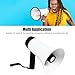 Zyyini Portable Megaphone Bullhorn, Lightweight Mini Bullhorn with Loud Speaker, Support 300s Recording, One Touch Start, for Floor Stall Hawking, Broadcasting, Speeching