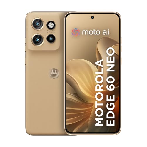 Smartphone Motorola Edge 60 Neo 5G - 512GB 24GB (12GB RAM + 12GB Ram Boost) 50MP Sony Camera Moto AI e tela 1.5K Super HD - Latte