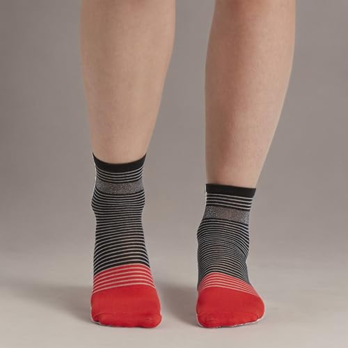 Image of HUE womens Fashion Shortie Anklet Socks, Assorted