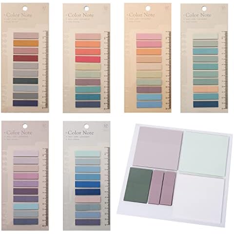 AUXHCYL 1500 Pcs Transparent Sticky Notes Sticky Index Tabs Clear Sticky Notes Sticky Tabs Page Markers Book Tabs Annotation Kit for Reading and Writing Office School Study Supplies Cover