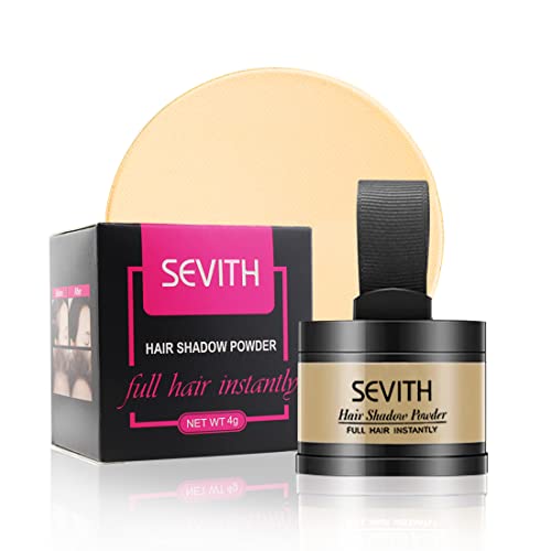 Instantly Hairline Powder Hairline Shadow Gray Hair Coverage Touch Up Hair Powder for Thinning Hair for Women Hair Root Touch Up Hair Root Cover Up Conceals Hair Loss Thin Hair Cover Powder Light Blonde