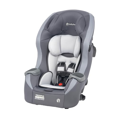 Baby Trend Trooper™ Slim 3-in-1 Convertible Car Seat, Dash Grey – Slim Fit, 3-in-1 Growth Modes,...