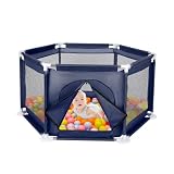 Trintion Baby Laufgitter Laufstall Kind Absperrgitter Krabbelgitter Spielstall Spielstall
