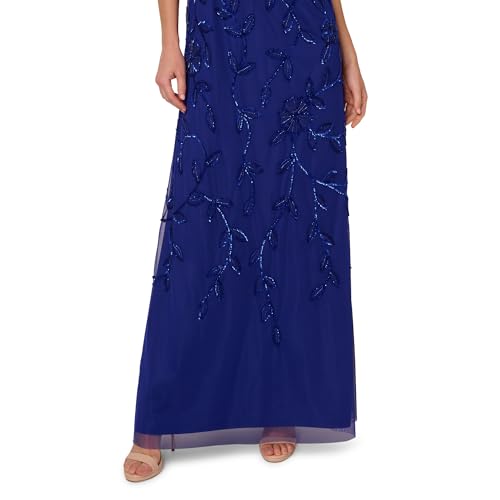 Image of Adrianna Papell Embellished Mikado Gown