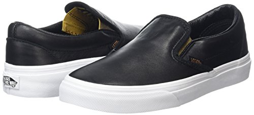 Vans Classic Slip-on, Zapatillas Unisex adulto, Negro Metallic Gore Black Gold, 42.5 EU