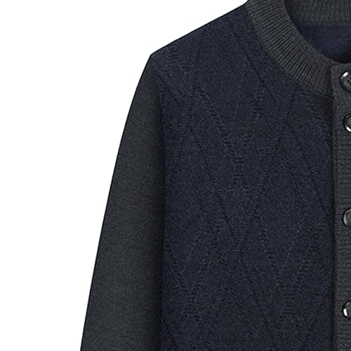 Men's Knit Cardigan Casual Sweater Long Sleeve Soft Open Front Sweater Button Down Fall Winter Sweaters3