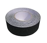 Anti Slip Tape, Non Skid Safety Walk Abrasive Adhesive Tape for Outdoor Indoor Stairs, Steps, Treads, Floors, Decking, High Traction Strong Grip, 2 Inch by 50 Feet with Free Rug Grippers, Black