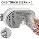 Katzenbürste mit Dampf, 4-In-1 Dampfbürste Katze, Steamer Brush Katze für Langhaar und Kurzhaar, Katzen Bürste mit Wasser Tank Sauberes Haustierhaar von der Bürste mit Einem Knopf (Weiß)