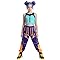 Ruimeier Demon Costume for Kids Girls Hunters Cosplay Pop Singers Stage Role Play Outfits Toddler Halloween Costumes Crop Top & Pants SD155M
