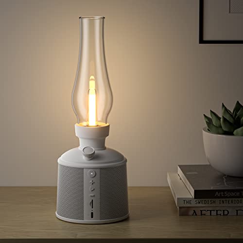 GOLUMUP Enceinte Bluetooth Lumineuse, 2700K Lampe Bluetooth Enceinte avec Gradation de Infinie, Sortie Audio 10W, Autonomie jusqu'à 24 Heures, IPX4 Adapté à...