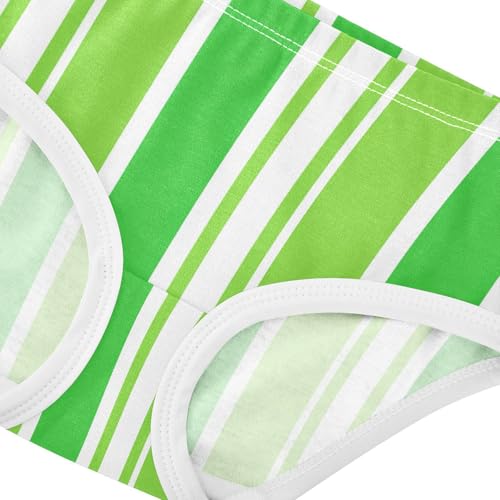 Green White Stripe Toddler Girls's Underwear 2T 23008844