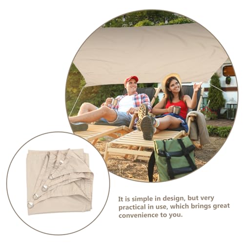 Installation facile et stable pour voile d'ombrage Toddmomy