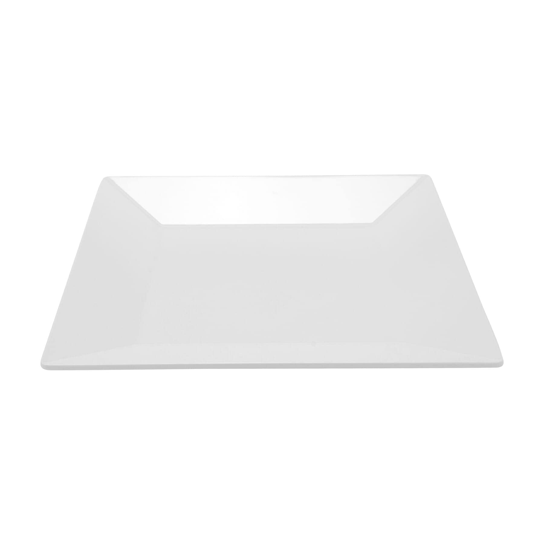 G.E.T. ML-90-W 12" Square Plate, White, Large