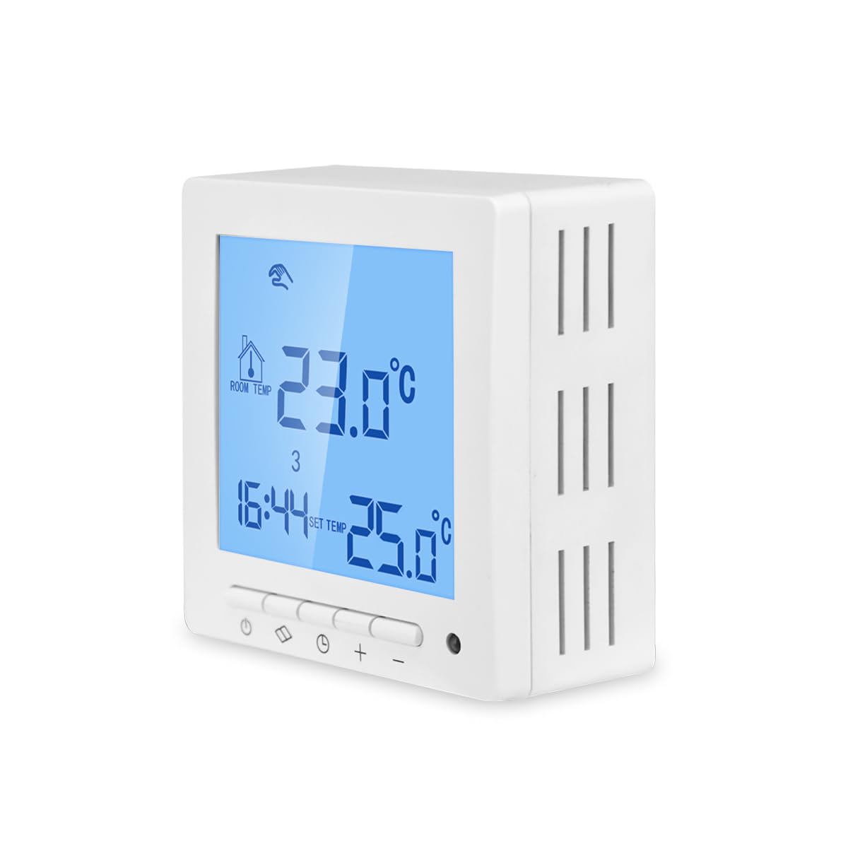 Termofol Riscaldamento Elettrico a Pavimento Set - Kit Riscaldamento con Termostato H2 Riscaldamento ausiliario Potenza 220W/m² - Superficie 1,5 m² Riscaldamento Elettrico a Pavimento