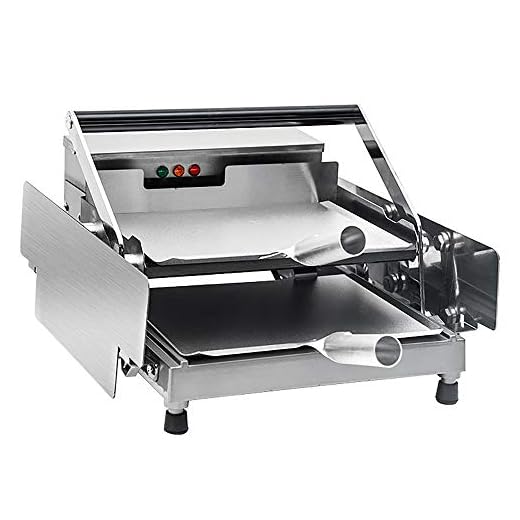 Máquina eléctrica para calentar panes de hamburguesa de 750/2000 W, tostadora automática para hamburguesas, máquina para calentar hamburguesas con sartén antiadherente, CE/FCC/CCC/PSE
