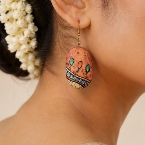 Image of Boho Ethnic Earrings Collection for Women - Colorful Tassel, Hoop, Stud, Drop, Chandelier & Huggie Styles Inspired by Festival Fashion
