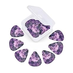 Ensemble de 12 médiators de guitare Purple Flowers pour guitare acoustique, guitare électrique, contrebasse, ukulélé - Les Beatles, Paul McCartney, John Lennon, RIngo Starr, George Harrison Ensemble de 12 médiators de guitare Purple Flowers pour guitare acoustique, guitare électrique, contrebasse, ukulélé – Image 6