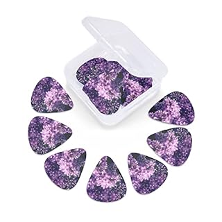 Ensemble de 12 médiators de guitare Purple Flowers pour guitare acoustique, guitare électrique, contrebasse, ukulélé - Les Beatles, Paul McCartney, John Lennon, RIngo Starr, George Harrison Ensemble de 12 médiators de guitare Purple Flowers pour guitare acoustique, guitare électrique, contrebasse, ukulélé – Image 6