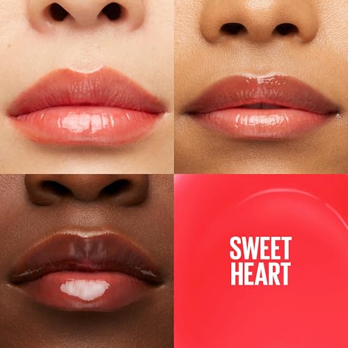 Image of Maybelline New York Lifter Gloss Hydrating Lip Gloss with Hyaluronic Acid, Sweetheart, Sheer Red, 1 Count
