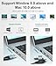 Weton USB 3.0 or USB C to HDMI Adapter for Dual Monitors,HDMI Splitter Extended Display Adapter for Windows Mac OS - Multi-Monitor Display 3 Separate Screen