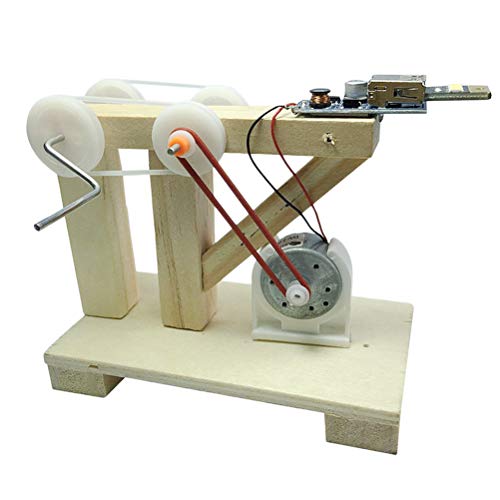 Ailyoo DIY Ensamblar Juguetes Dinamo Generador Modelo Madera Invención Ciencia Kits Experimental Física Niños Juguete Educativo Creativo
