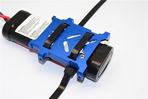 GPM for Gmade Crawler R1 Rock Buggy Upgrade Parts Aluminum Battery Holder - 1Pc Set Red