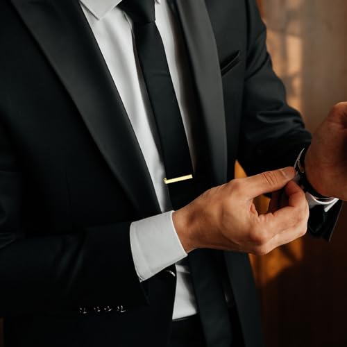 Set de Mancuernillas y Prendedor de Corbata PATIKIL para Hombre miniatura 6
