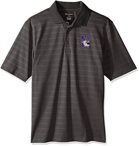 Champion Adult Men NCAA Textured Solid Polo
