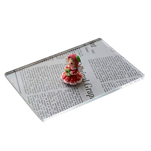 mofa Clear Acrylic Perspex Sheet Cut Plastic Transparent Board Perspex Panel,DIY and Sign ("6" X"4")