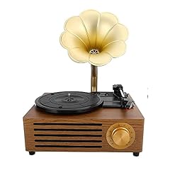 Tourne-Disque, Tourne-Disque, Tourne-Disque Vintage 3 Vitesses Bluetooth Vinyl Player LP Record Player avec Haut-Parleur stéréo intégré, Musique en Streaming - Les Beatles, Paul McCartney, John Lennon, RIngo Starr, George Harrison
