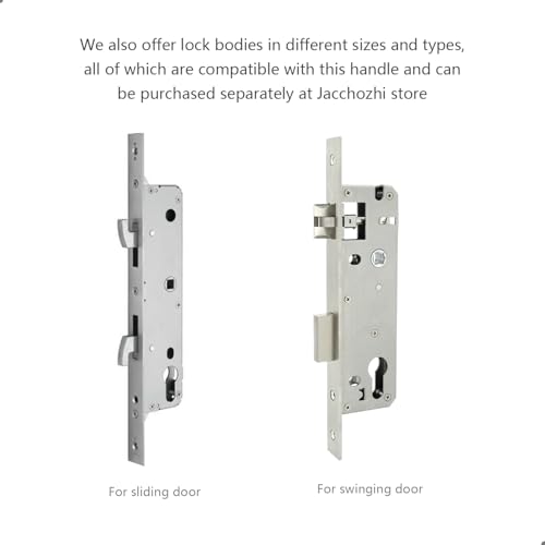 Jacchozhi GDOOR Slim Smart Lock For Sliding Glass Door, Waterproof Keyless Smart Mortise Lock thumb #5