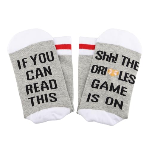 TSOTMO 2 Pairs Baseball Lover Gift Orioles Baseball Gift Baseball Club Gift 90s Gift Team Spirit Gift3