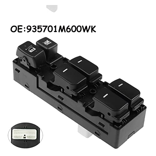 Interruptor de ventanilla Kia Cerato RHD y mando elevalunas principal 93570-1M600WK 2