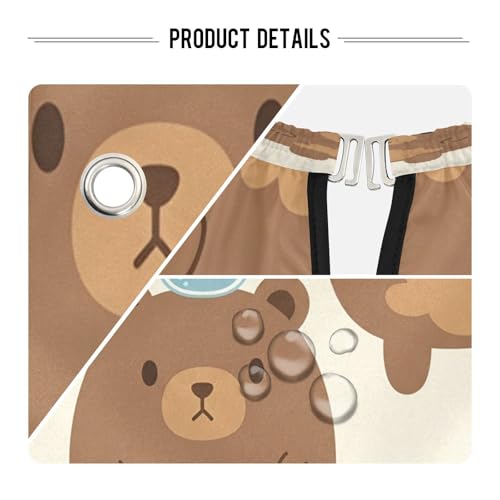 Capa de barbería impermeable para hombre con cierre ajustable miniatura 4