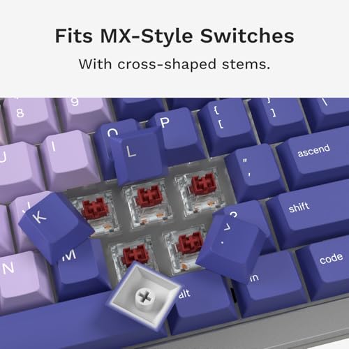 Image of GLORIOUS GPBT Purple Haze Gradient Keycaps