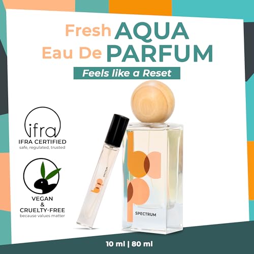 Image of Bop Spectrum Aqua Marine Eau De Parfum 80ml | Long Lasting Unisex Perfume for Man and Woman | Refreshing Notes of Lemon, Marine & Amber | Premium Luxury Scent | Ideal Gift for Men & Women