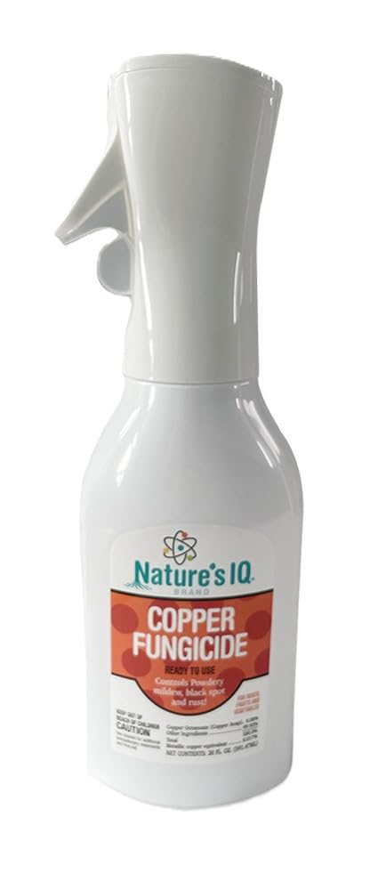 Copper Fungicide. Innovative Spray Mist Technology. Controls powdery Mildew, Black spot, and Rust! for use on Roses, Flowers, ornamentals, Fruits and Vegetables. Ready-to-use 20 oz.
