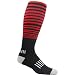 MOXY Socks Black with Red Knee-High Premium "The Force" Fitness Deadlift Socks