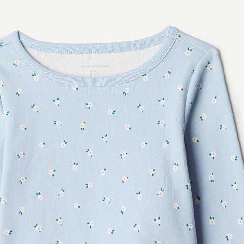 Image of Amazon Essentials Girls and Toddlers' Long-Sleeve Cropped Rib Top