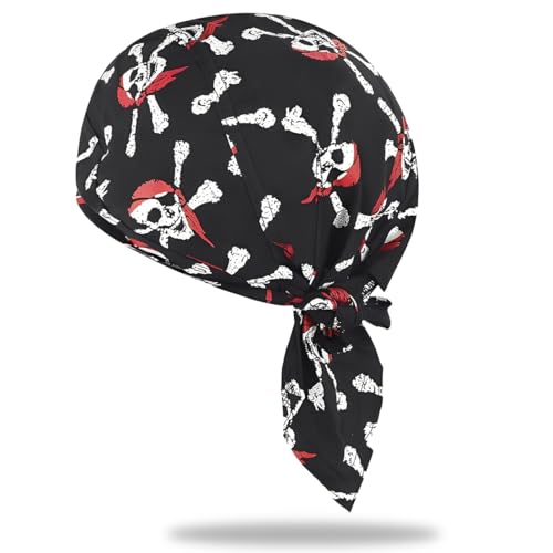 GILWUMO 1 Pièce Bandana de Sport Élastique pour Hommes, Casquette de Vélo d'Été, Casquette de Sport Extérieur à Séchage Rapide, Adapté pour Cyclisme, Voyage, Course à Pied et Fitness.