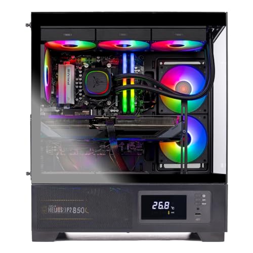 Image of Skytech Gaming Azure 3 Plus Gaming PC, Intel i7 14700F 2.1GHz, NVIDIA RTX 5070 12GB, 2TB Gen4 NVMe SSD, 16GB DDR5 RAM 6000, 850W Gold ATX 3 PSU, 360 ARGB AIO, Wi-Fi, Win 11, Desktop